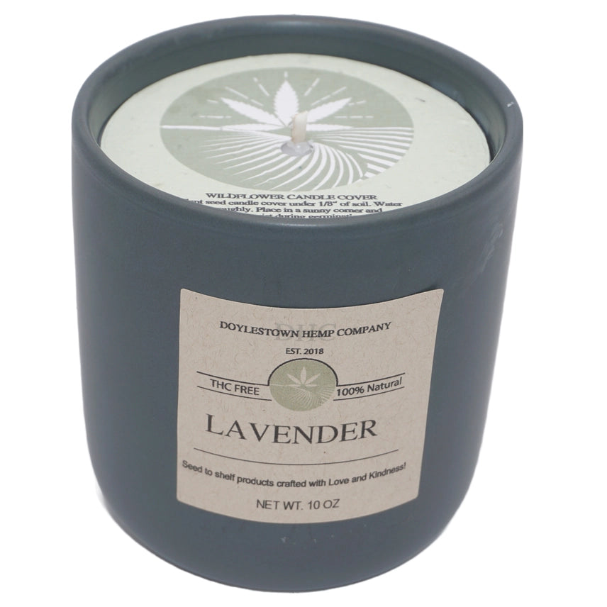 Hemp Wellness Candle - Lavender