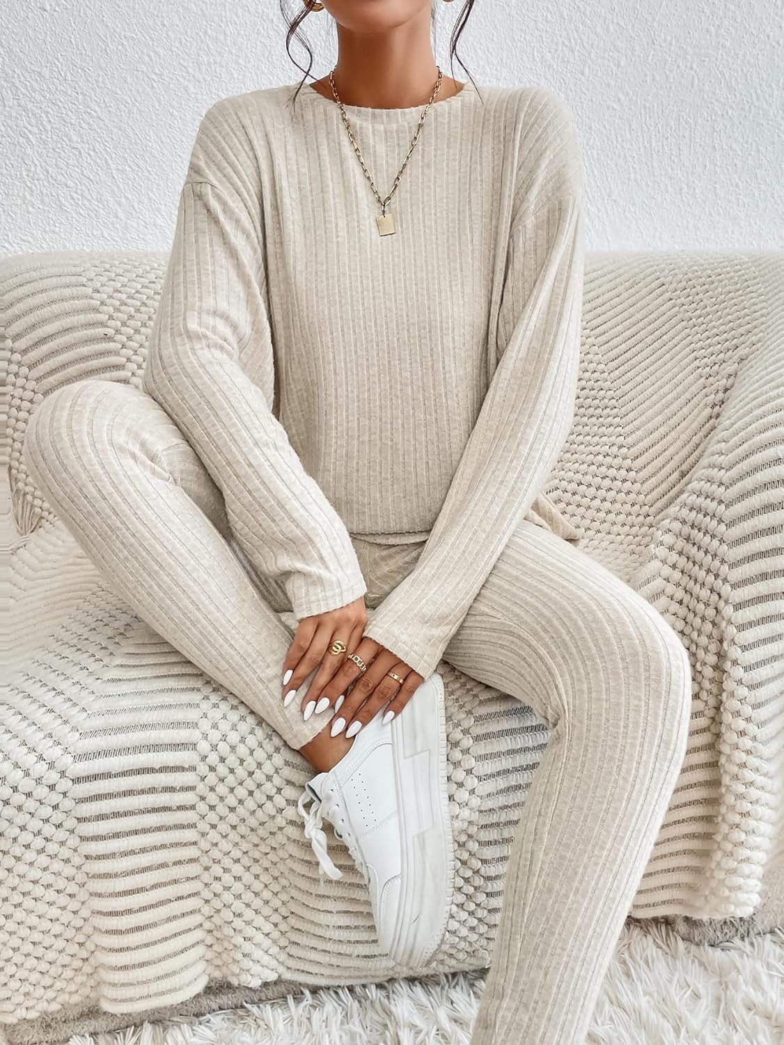 Soft Knit Ribbed 2pc. Set